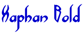 Xaphan Bold font